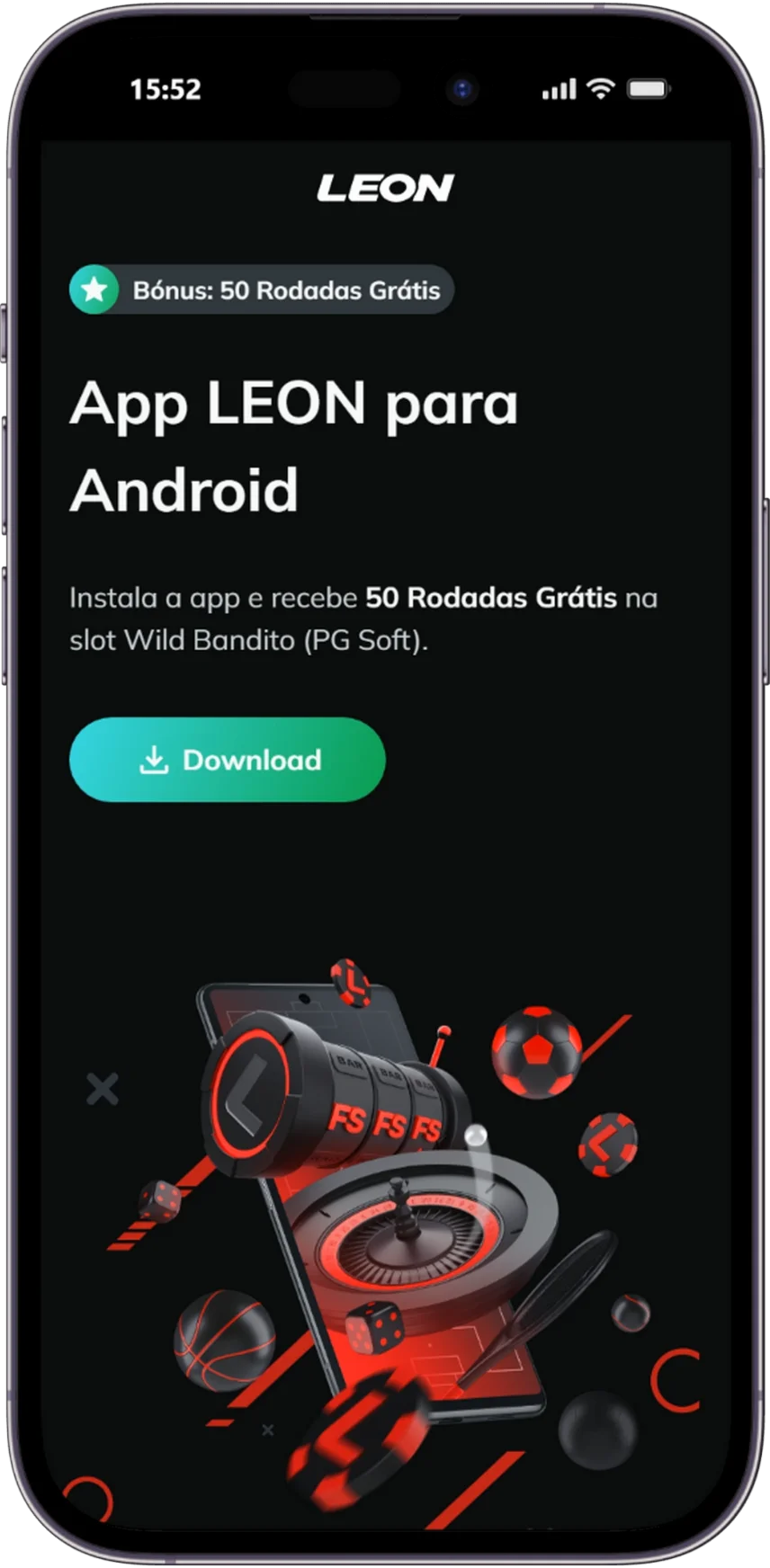 Download da aplicação Leon