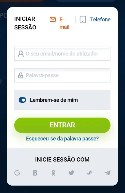 Login do Cassino Mostbet