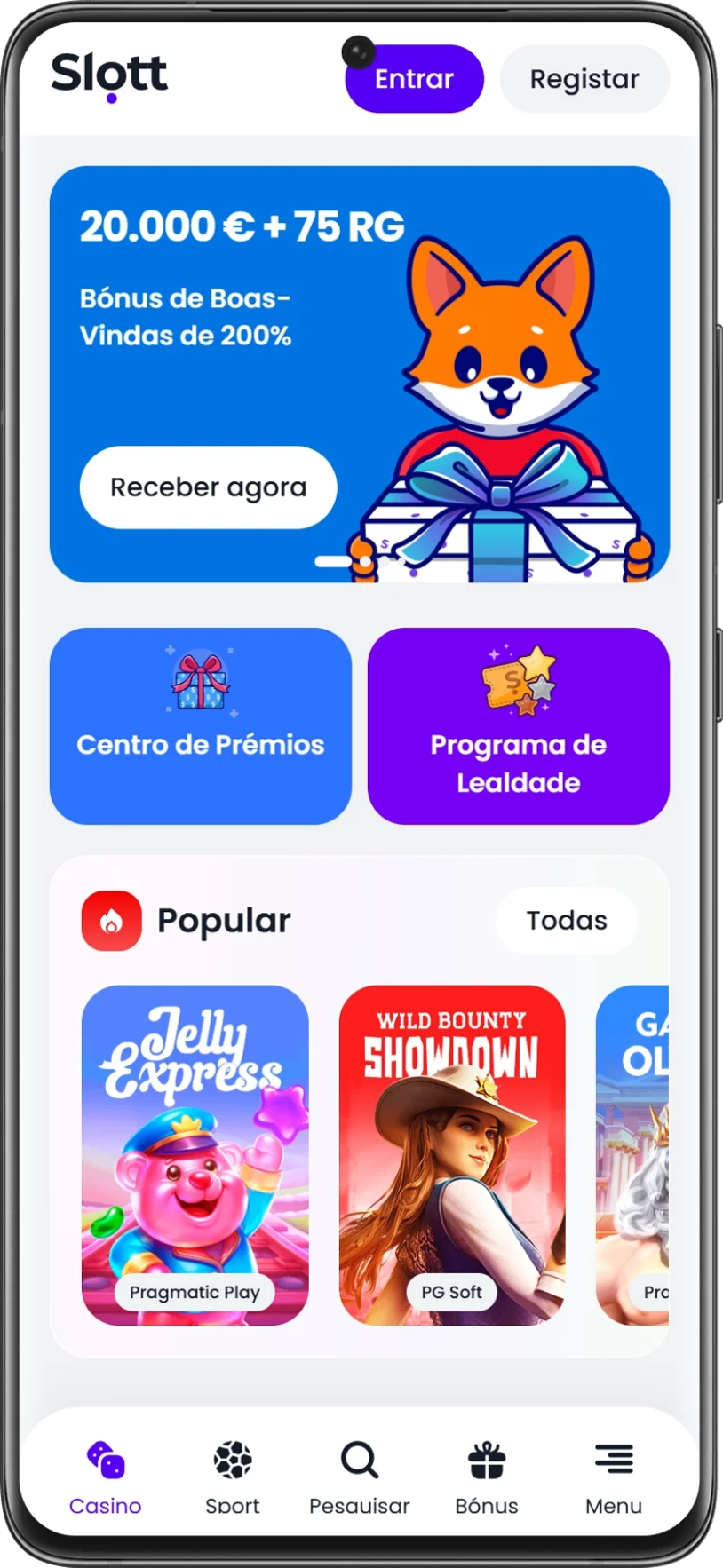 Site oficial Slott Casino
