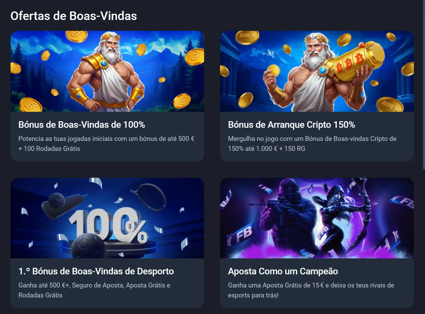 Bónus sem depósito Twin