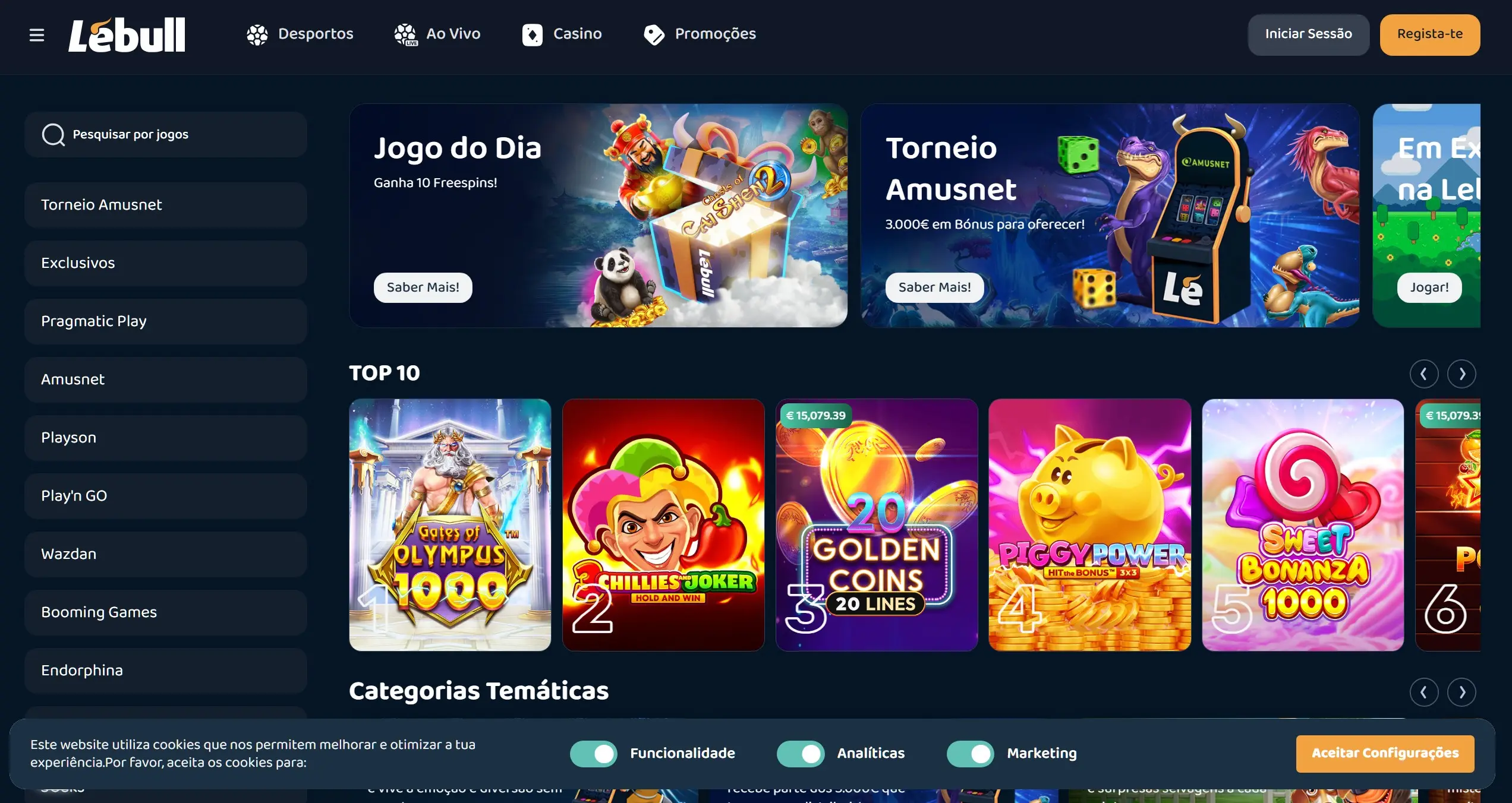 LeBull novas casino análise da nova marca