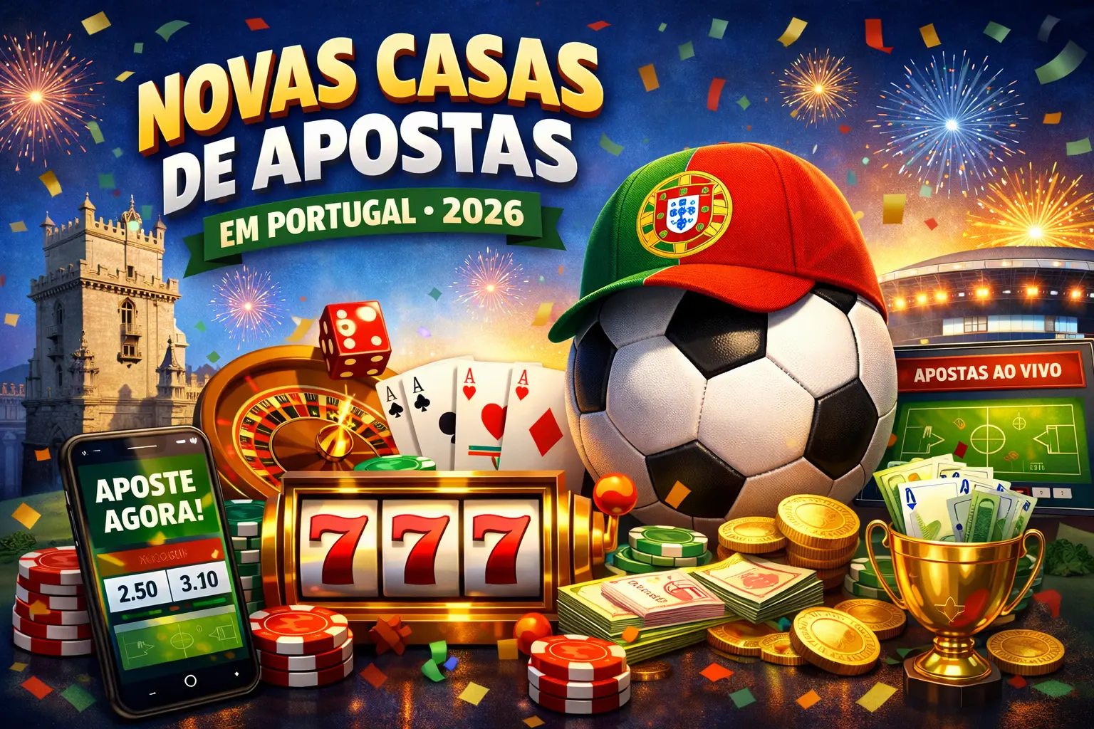 Novas casas de apostas